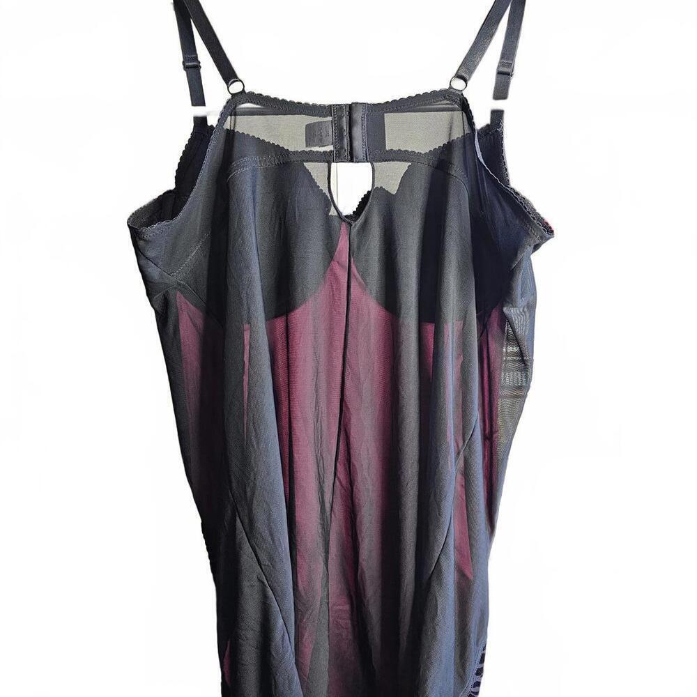 Women's Black and Pink Zebra Print Dress with Adjustable Straps Size 3x - Picture 4 of 4